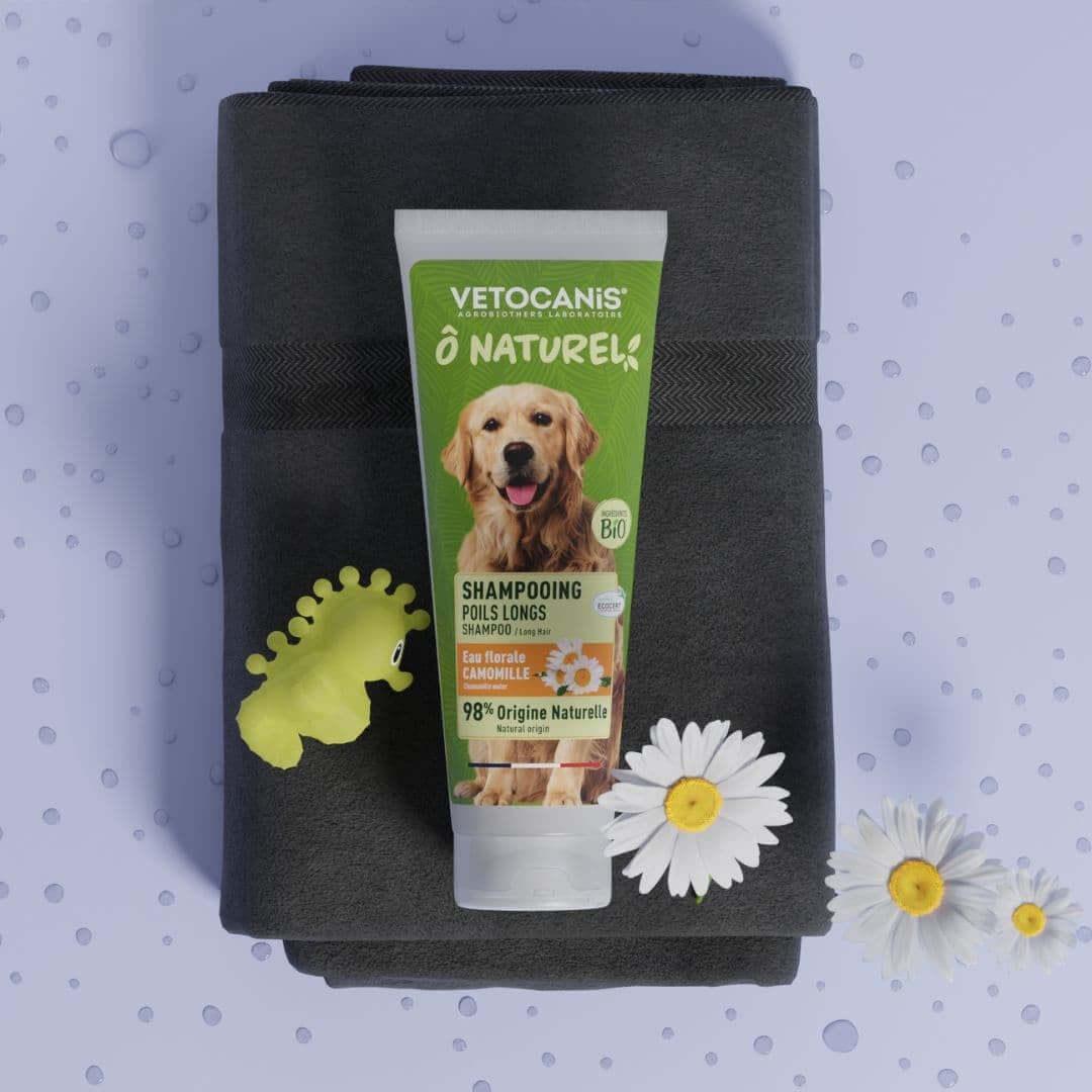 Shampoing Poils Longs - Camomille Bio | Shampoing Naturel | Vetocanis