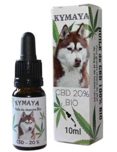 Packaging huile de CBD 20% pour chien Kymaya