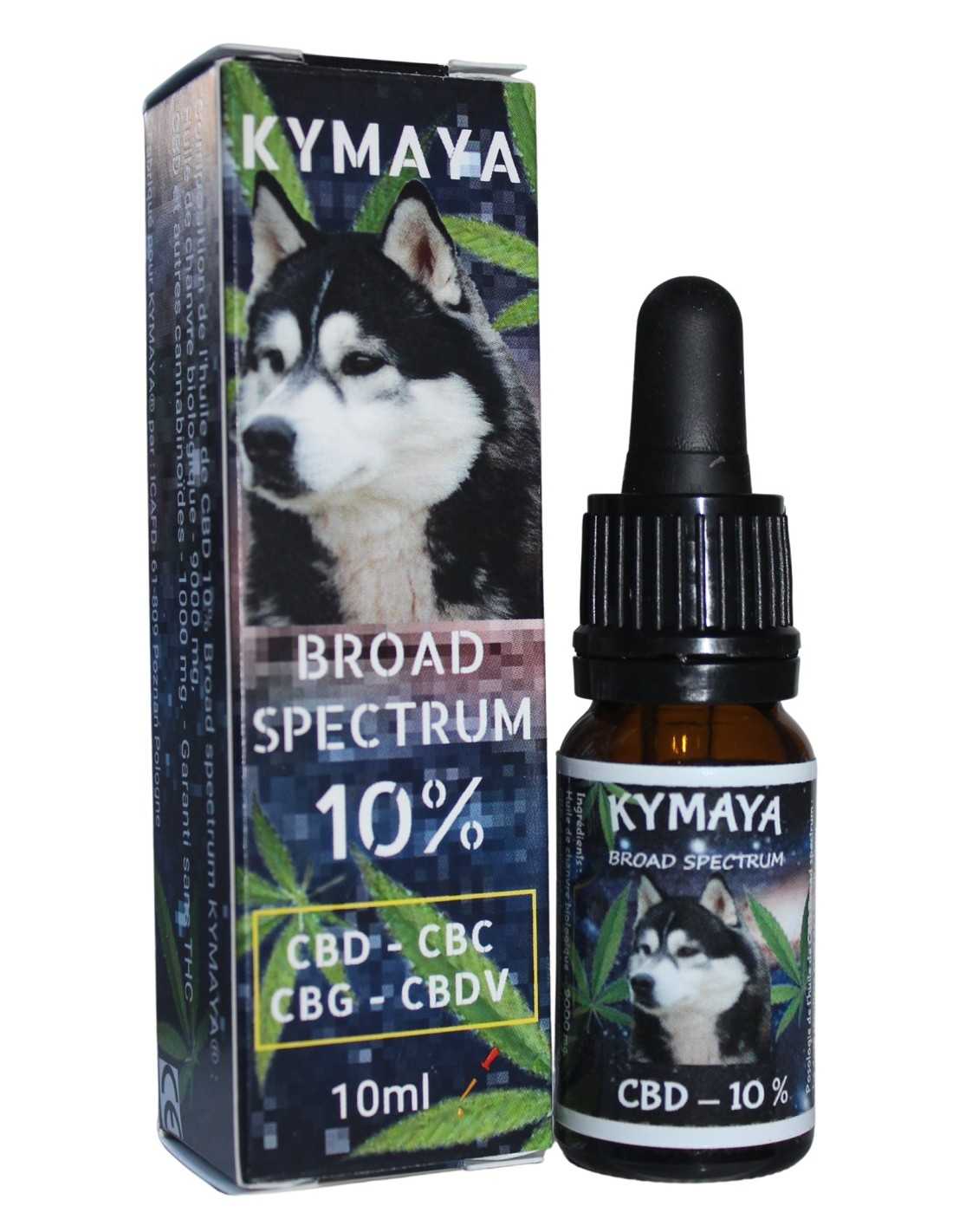 Huile de CBD Broad Spectrum 10% Kymaya®