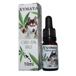 Huile de CBD 5% pour chien et chat - Kymaya®