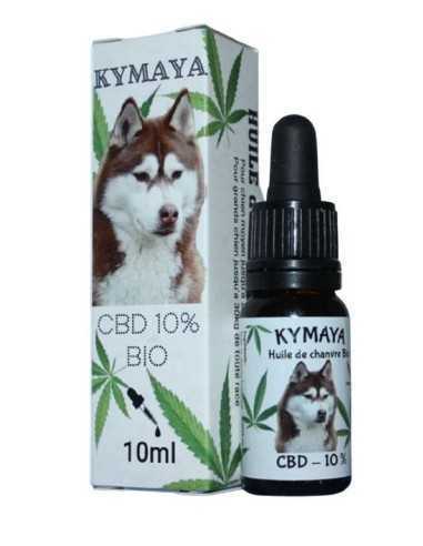 Packaging huile de CBD 10% pour chien Kymaya