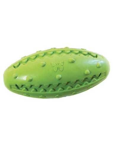 Jouet Rubb'n'Dental spécial dent - ballon de rugby - 12 cm