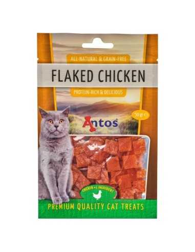 Friandises pour chat Cat Treats Flaked Poulet 50 gr - Antos