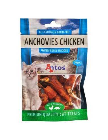 Cat Treats Anchois & Poulet 50 gr - Antos