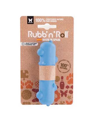 Jouet Flottant Stem pour Chien Rubb'n'Roll couleur bleu - 12x3,5 cm