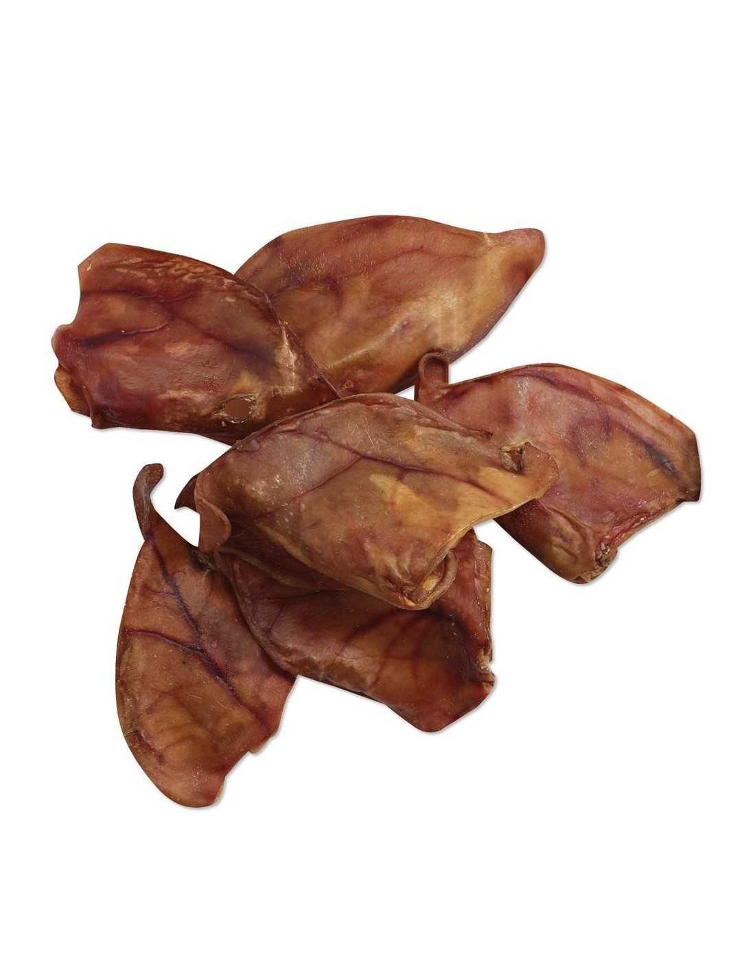 AmeizPet Oreille De Porc pour Chien, 100% Naturel Oreilles De Cochon,  Résistant Mastication Friandise Chien, 25 Pièces