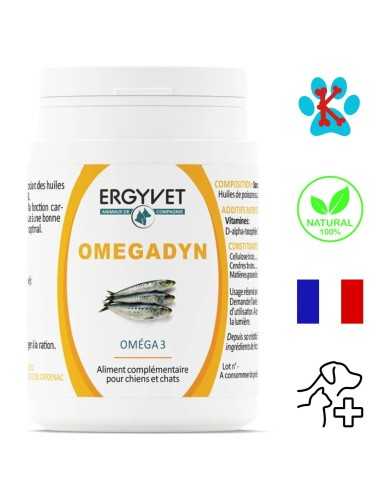 Boite de 60 capsules d'Omegadyn - Complément alimentaire oméga-3 pour chiens et chats