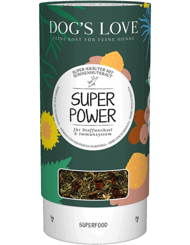Herbes biologique pour chien Super Power - Dog's Love