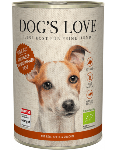 Pâtée Bio bœuf pour chien -Dog's Love