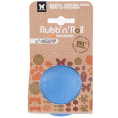Jouet Balle pour chien Caoutchouc Dur BleuNaturel et résistant Rubb&