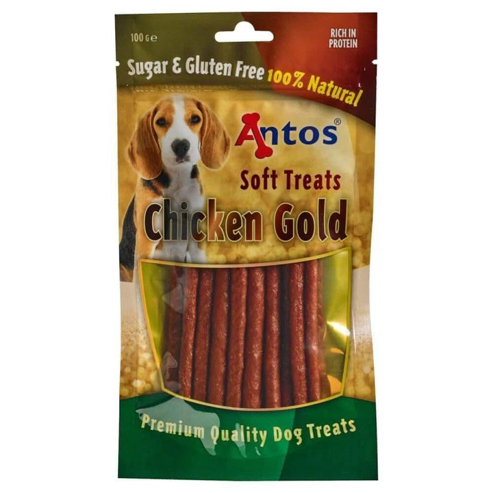 Bâton de Poulet Viande et Foie pour Chien - Chicken Gold 100gr