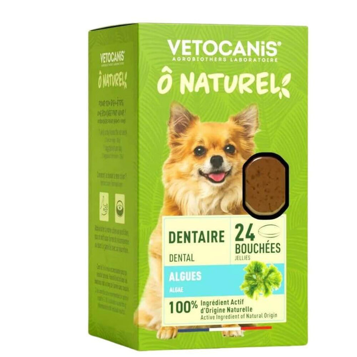 Bouchées Dentaire pour Chien aux Algues 24 bouchées vetocanis