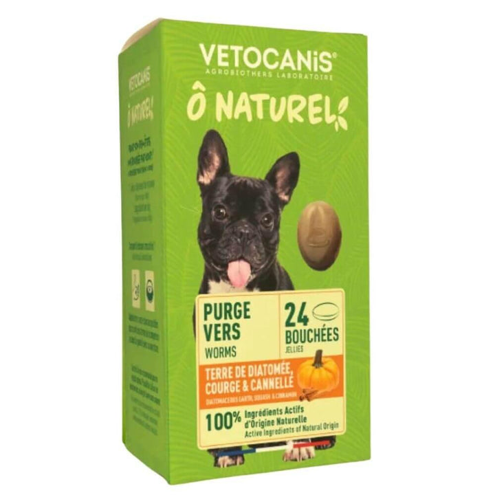 Bouchées Purge  & Vers naturelles pour Chien - ÔNaturel de Vétocanis