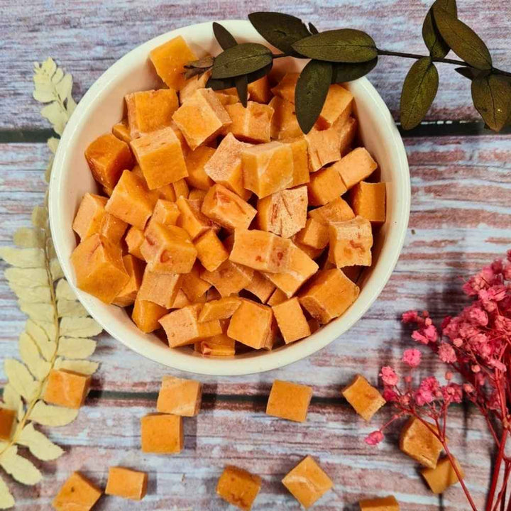 Friandises d’éducation à l’autruche en petits dés pour chien