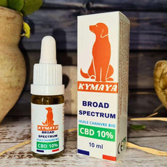 Huile de CBD Bio Broad Spectrum pour Chien &amp; Chat - 2.5 à plus de 50kg