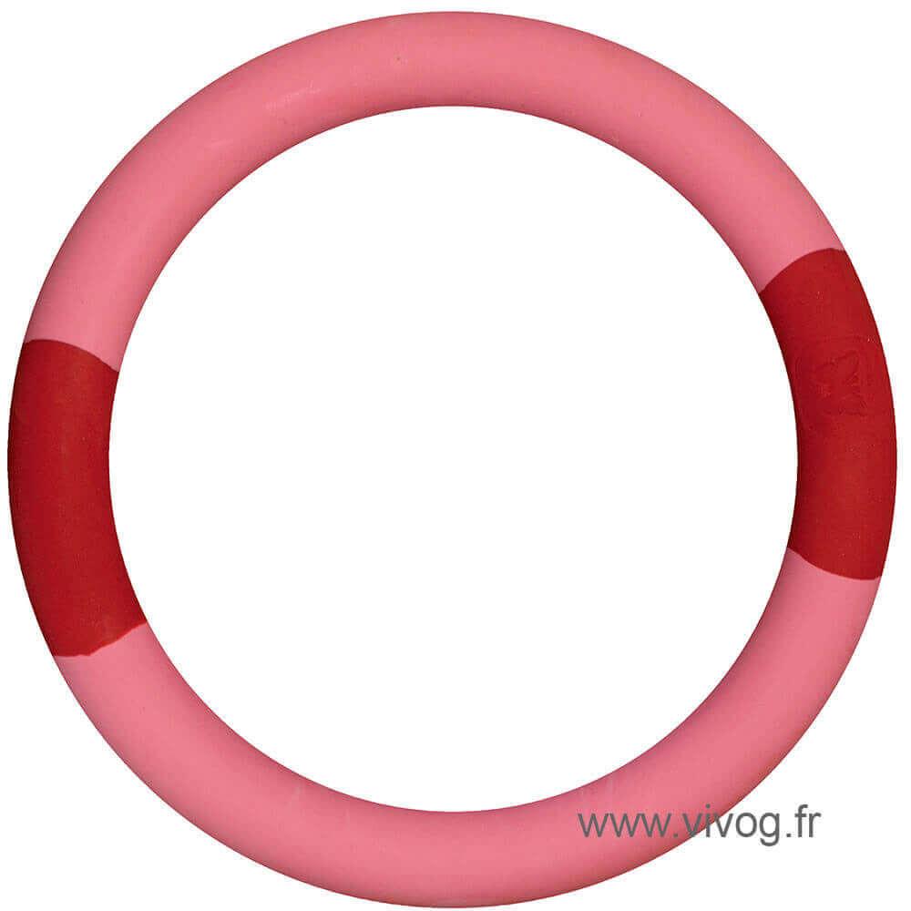 Color Anneau en caoutchouc naturel pour chien- multicolore 14,5 cm