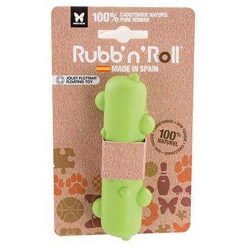 Jouet Flottant Stem pour Chien Rubb'n'Roll couleur vert - 12 x 3,5 cm