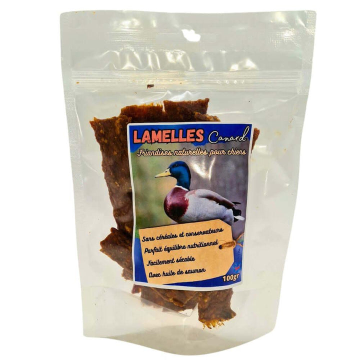 Lamelles de Viande de Canard pour chien -  Kymaya®