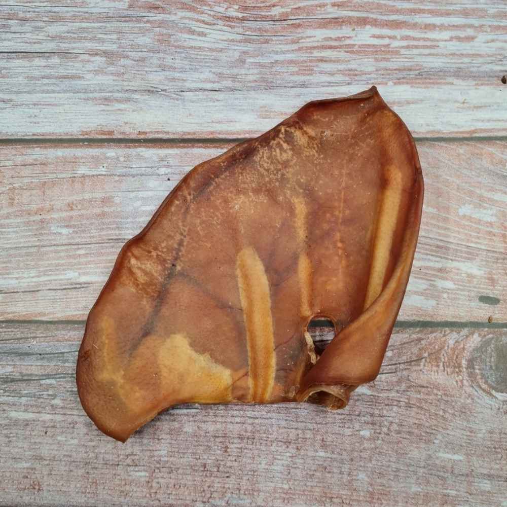 Oreille de porc séchée taille M pour chien