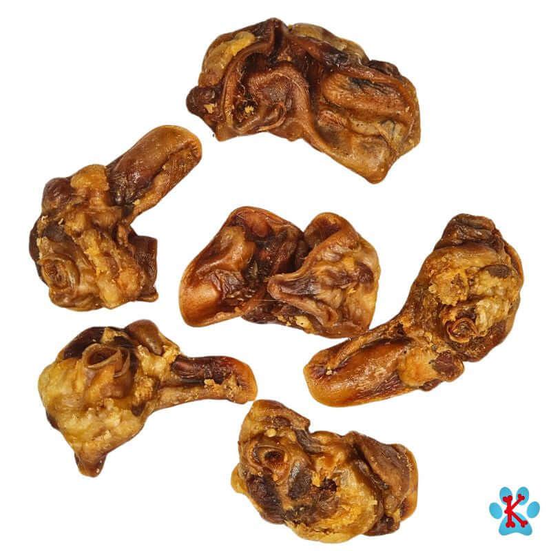 Morceaux de talon d'oreilles de cochon pour chien - kymaya®