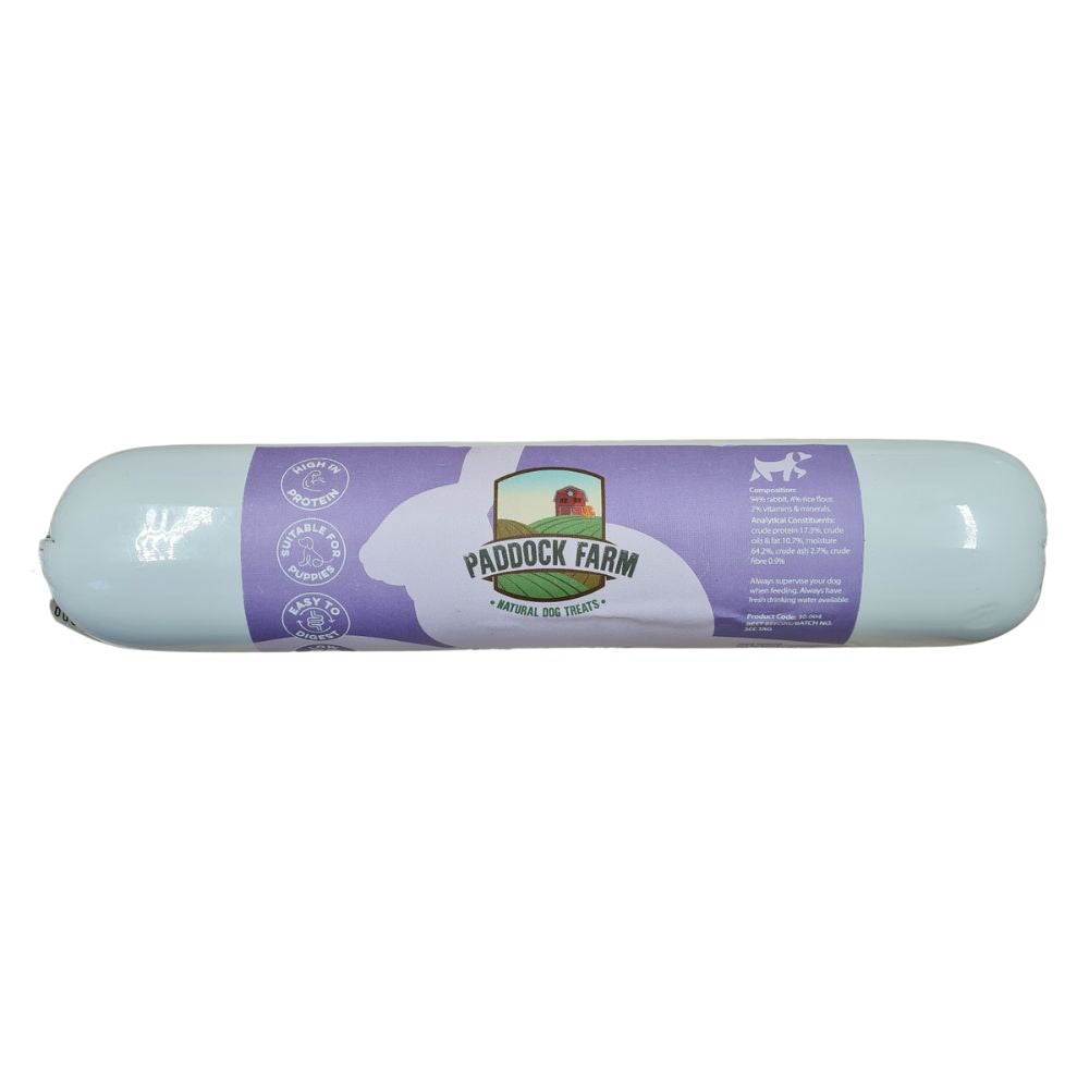 Saucisson au lapin pour chien
