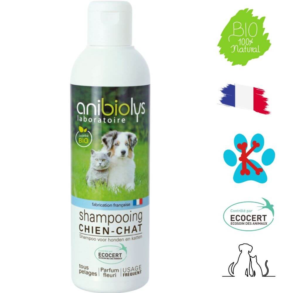 Schampoing Bio pour Chien & Chat 250 ml - Anibiolys