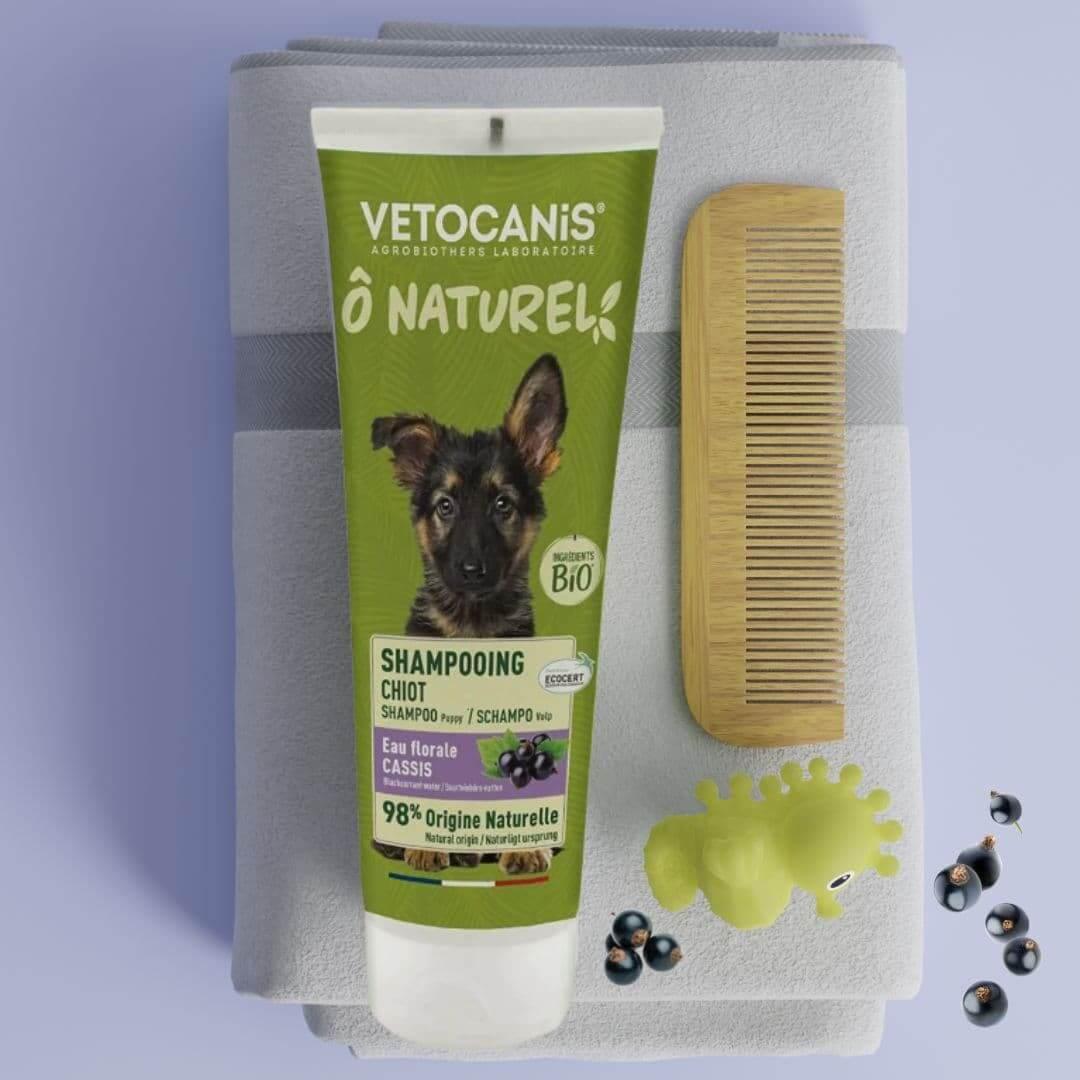 Shampoing pour Chiot - Cassis bio Ô Naturel Vetocanis