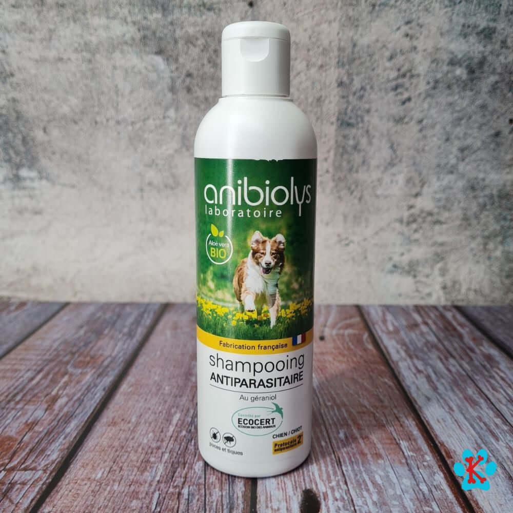 shampoing antiparasitaire anibiolys pour chien et chiot 250 ml