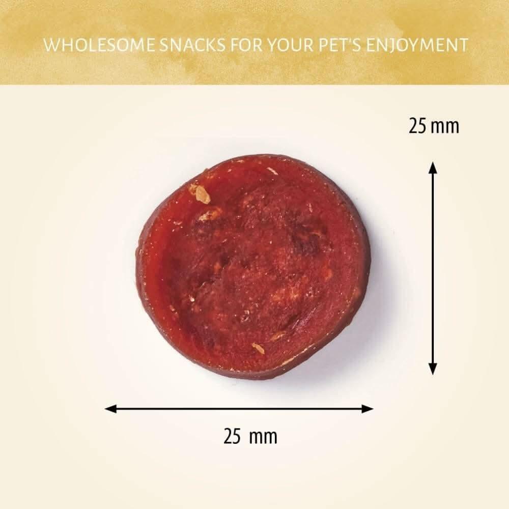 Dimensions des friandises naturelles d'éducation et de plaisir WILD Thon pour chien