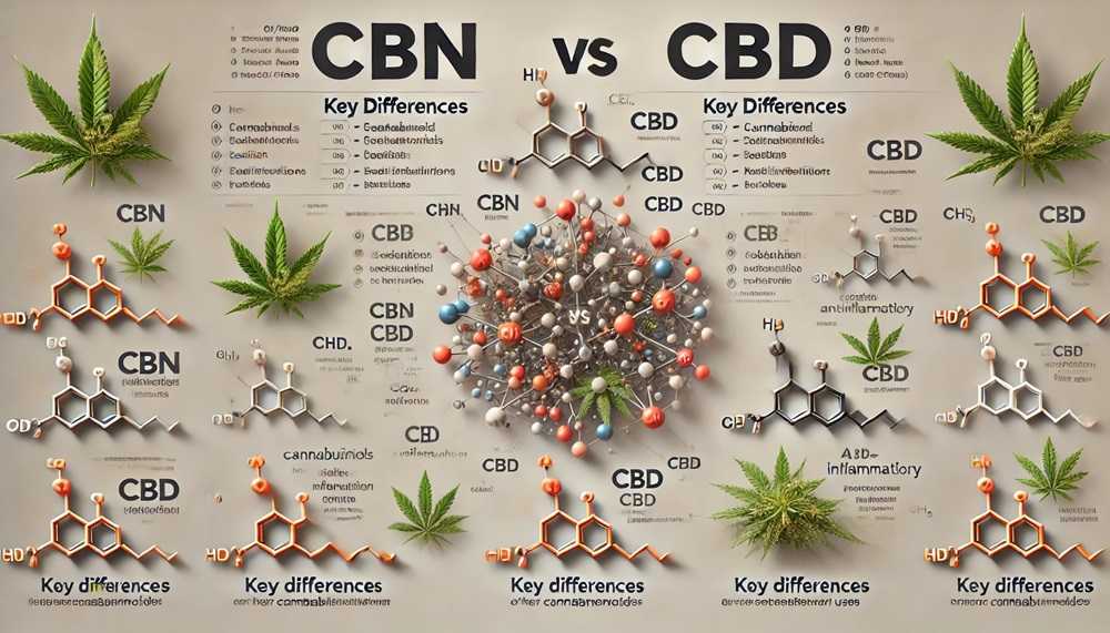 comparaison du CBD et CBN